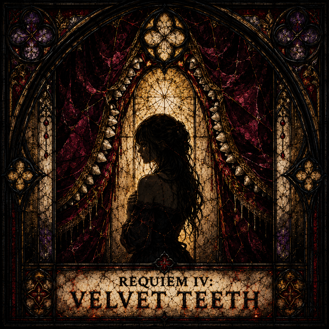 Requiem IV: Velvet Teeth — cover