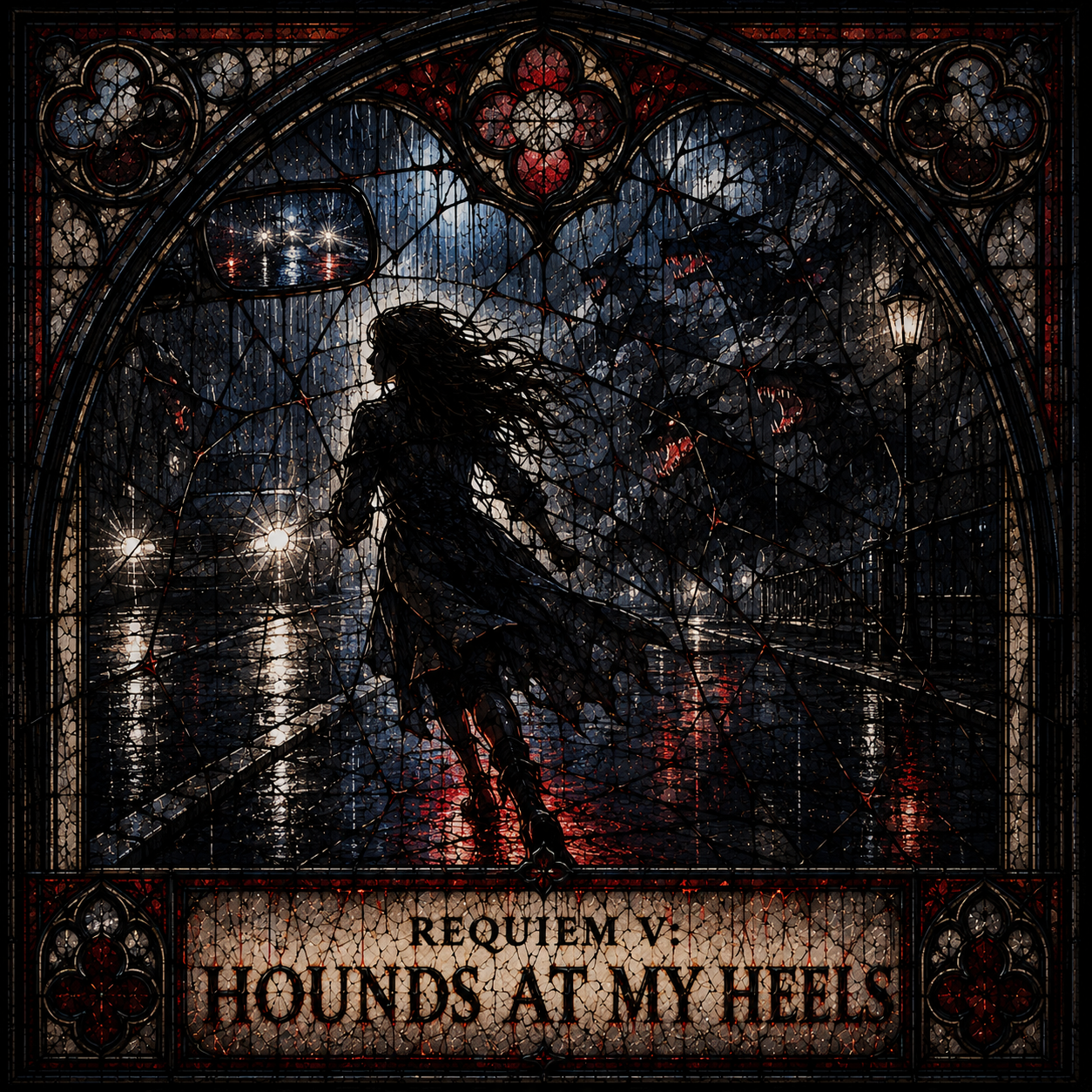 Requiem V: Hounds at My Heels — cover
