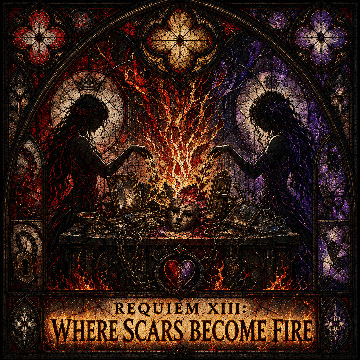 Requiem XIII: Where Scars Become Fire — cover
