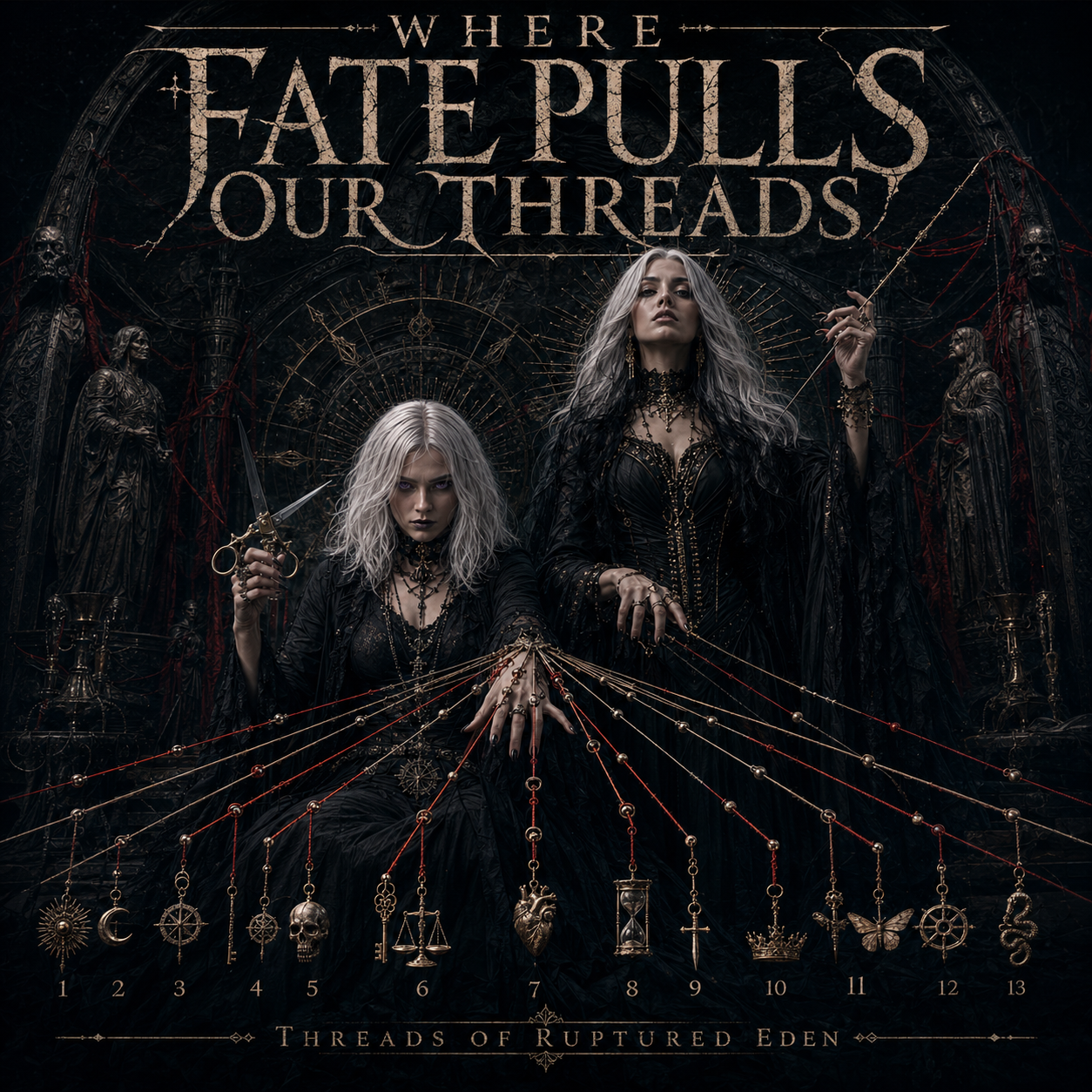 Where Fate Pulls Our Threads — Cover