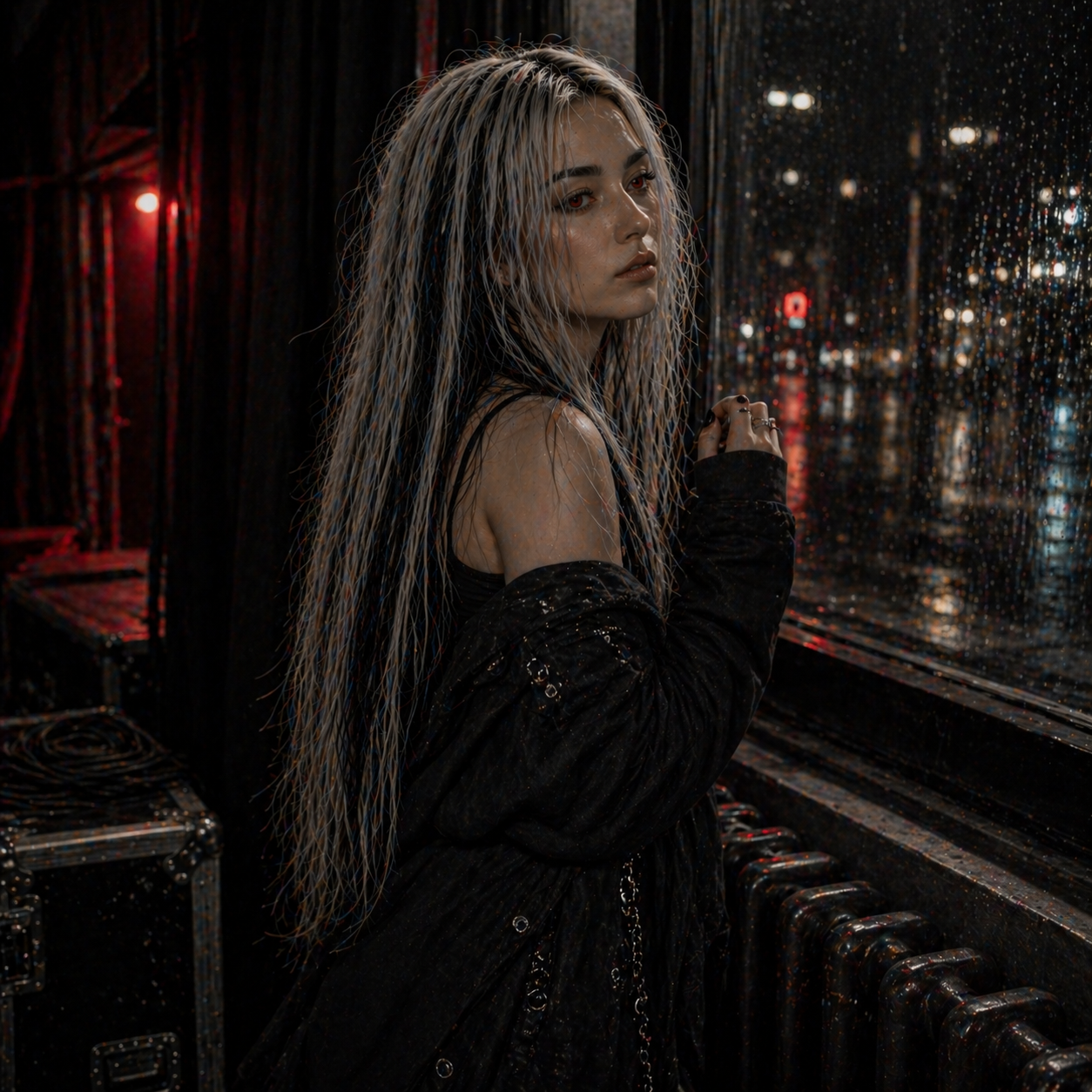 Xenia — Window, night